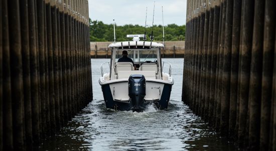 Joystick control for bow thruster